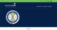 Desktop Screenshot of newcenturyhealth.com